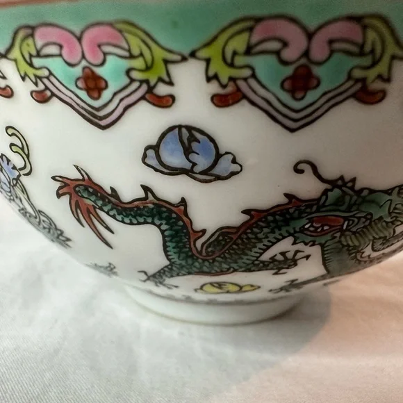Set of 4 Vintage Chinese Fruit Bowls - Picture 7 of 8